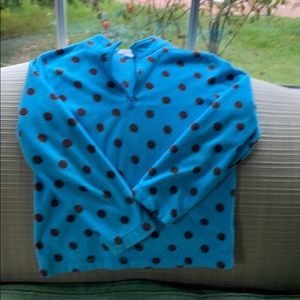 Garnet Hill girls quarter zip fleece